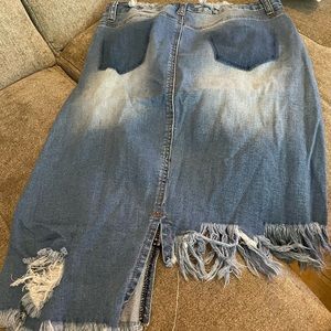 Jean skirt
